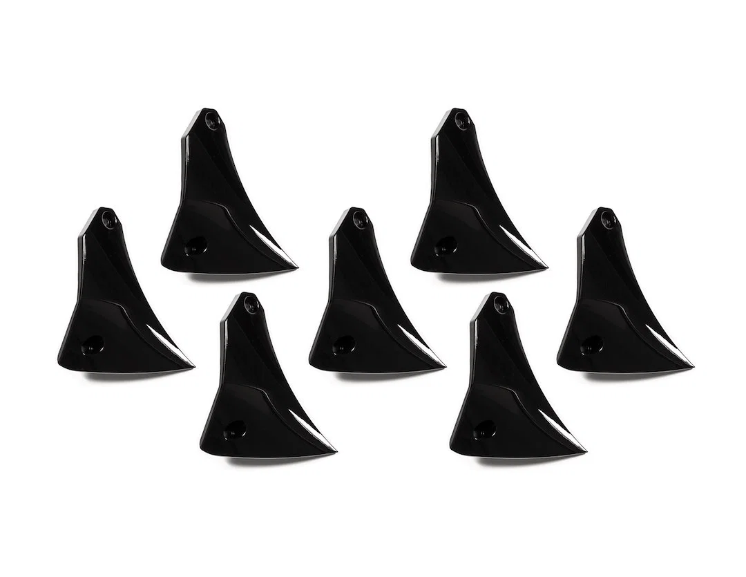 1179BLINR – GRID WHEELS Wheel Spoke Insert, Fits GD01 Series 17 x 9 Size Rims Black Plastic Set Of 7 Equips One Wheel...